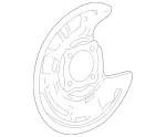 2464230120 - : Brake Cover Plate for Mercedes-Benz Image