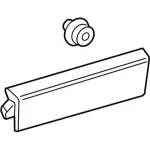 KK3Z6120938EA - Body: Side Molding for Ford: E-Transit, Transit-150, Transit-250, Transit-350, Transit-350 HD Image