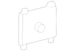 2039882178 - Sliding Roof: Clamp for Mercedes-Benz Image