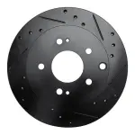 63372040R - : DFC Brake Rotor - Drilled and Slotted - Black for DYNAMIC FRICTION Image