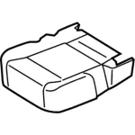CK4Z9963805AL - Body: Cushion Cover for Ford Image