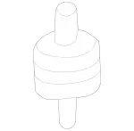 21408460 - : Valve for Mercedes-Benz Image