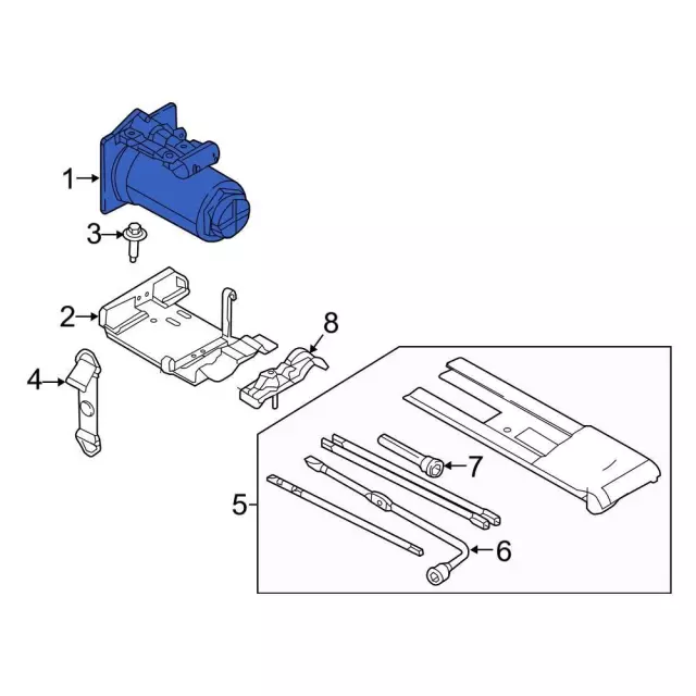 Floor Jack - Ford (AC3Z-17080-D)