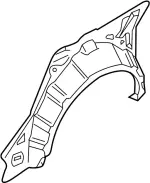 76712AL530 - Body: Outer Wheelhouse for Infiniti Image