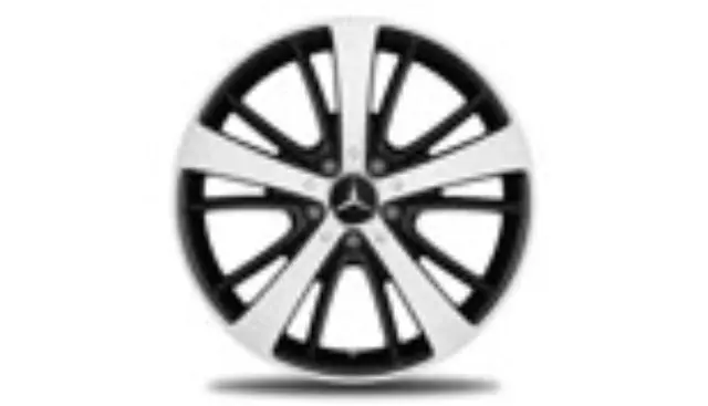 17240117007X36 - : Wheel 5-Spoke 45.7 Cm (18 Inch), High-Sheen for Mercedes-Benz: SLC300, SLC43 AMG Image