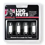 91147 - : Acorn Bulge 13/16" Hex 14mm x 1.50 Chrome Pack of 4 Lug Nuts for Gorilla Automotive Image
