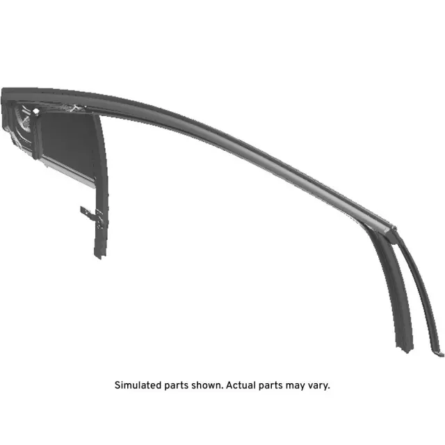 84852431 - : Front Passenger Side Door Window Weatherstrip for Cadillac: XT5 Image