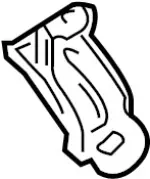 51150EH110 - Body: Tie Down Hook for INFINITI: M35, M45 Image