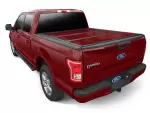 VML3Z99501A42KP - Exterior: Undercover Lucid Red Hard Folding Tonneau for Ford Image