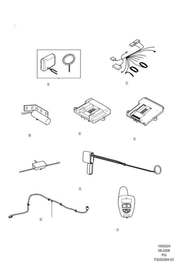 DL3Z15603C - Security: Remote Start System, Antenna Kit for Ford Image