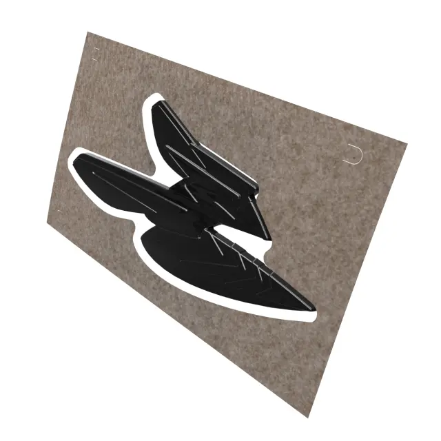 68617670AA - Exterior Ornamentation: Fender Emblem, Right for Mopar Image