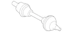 253330790064 - Front Axle: Drive Shaft for Mercedes-Benz: GLC43 AMG, GLC63 AMG, GLC63 AMG S Image