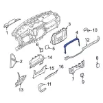 ML3Z1504338BG - Body: Finish Molding for Ford: F-150 Image