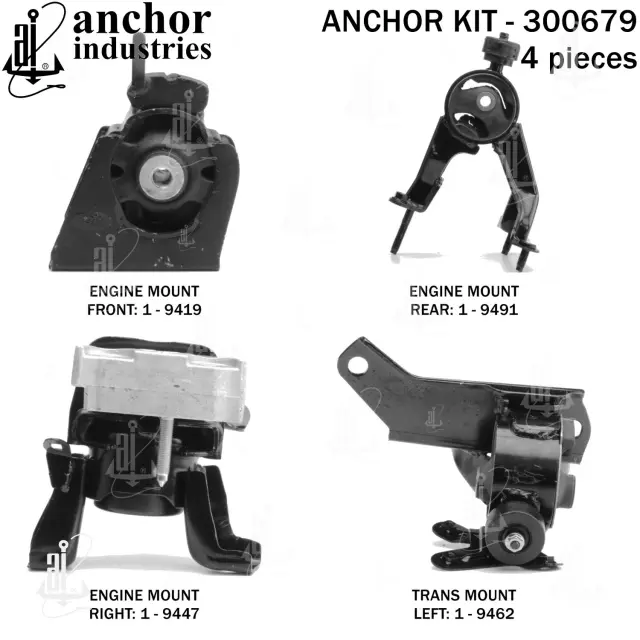 300679 - Engines &amp; Components: Anchor Engine Mount Kit for Anchor Image