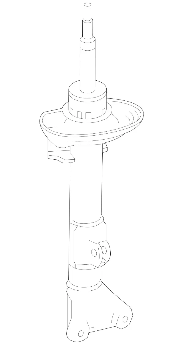 207323230064 - : Suspension Strut for Mercedes-Benz Image