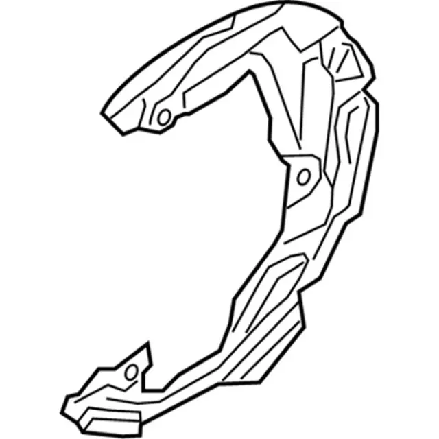 K2GZ2K005A - : Splash Shield for Ford: Edge Image