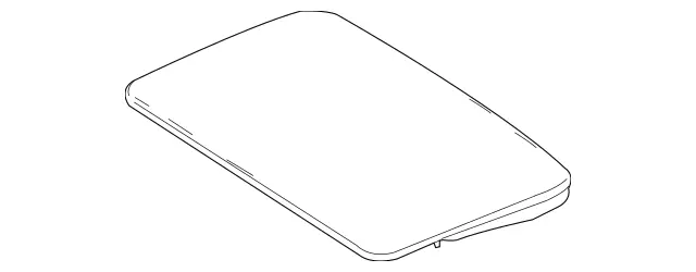 2517800021 - Body: Glass for Mercedes-Benz Image