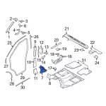 CK4Z6131112BD - Body: Cowl Trim for Ford: E-Transit, Transit-150, Transit-250, Transit-350, Transit-350 HD Image