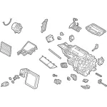 D2BZ19B555V - HVAC: AC &amp; Heater Assembly for Ford: Fiesta Image