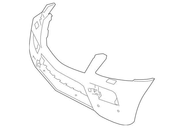 16488502389999 - Body: Bumper Cover for Mercedes-Benz Image