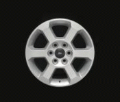 4L3Z1007PA - Wheels: 18in Painted Silver Aluminum for Ford: F-150 Image