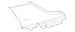 16469019258K57 - Body: Quarter Trim Panel for Mercedes-Benz Image