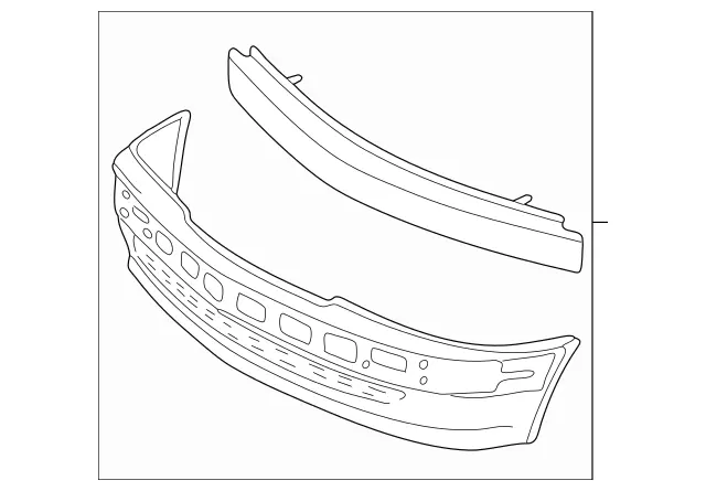 2018801570 - Body: Bumper Assembly for Mercedes-Benz Image