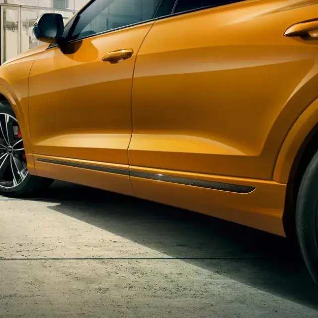 4M8071326C3Q0 - Exterior: Trim Strip In Carbon Rear Right for Audi Image