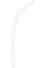 2037201978 - Body: Door Weather-strip for Mercedes-Benz Image