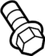 1121N0021 - Body: Windshield Pillar Reinforced Bolt for Infiniti Image