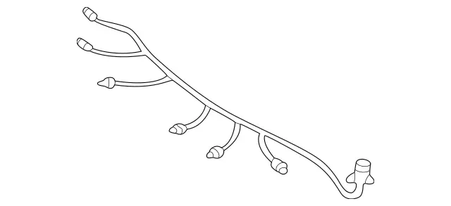 220540430865 - Attachment Parts: Wiring Harness for Mercedes-Benz: CL500, CL55 AMG, S430, S55 AMG, SL500, SL55 AMG, SL550, SL600, SL63 AMG, SL65 AMG Image image