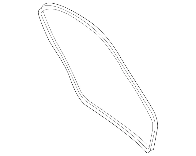 2517400778 - Body: Weatherstrip for Mercedes-Benz Image