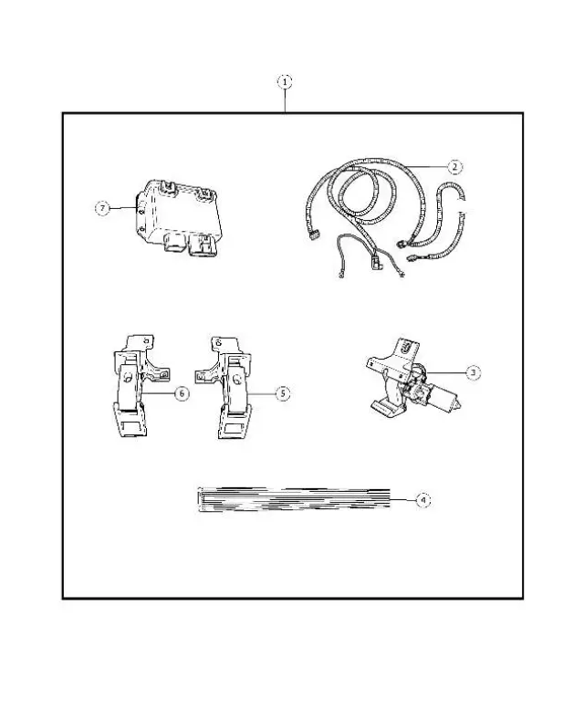 Full Running Board Kit - Mopar (82209108AB)