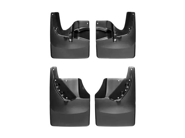 110034120034 - Accessories: Black MudFlap No-Drill DigitalFit® MudFlap Kit for WeatherTech Image
