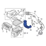 NB3Z9B659D - Engine: Inlet Tube for Ford: Bronco, Ranger Image