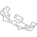 CK4Z16738C - : Hood Insulation Pad for Ford: Transit-150, Transit-250, Transit-350, Transit-350 HD Image