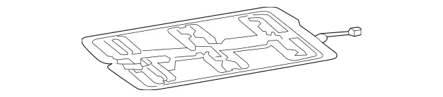 207870007964 - Driver Seat: Sensor Mat for Mercedes-Benz: AMG GT C, AMG GT S, C250, C300, C350, CLA250, E550, GLA250, GLK250, GLK350 Image image