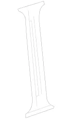 90669248029051 - Body: Window Trim for Mercedes-Benz Image