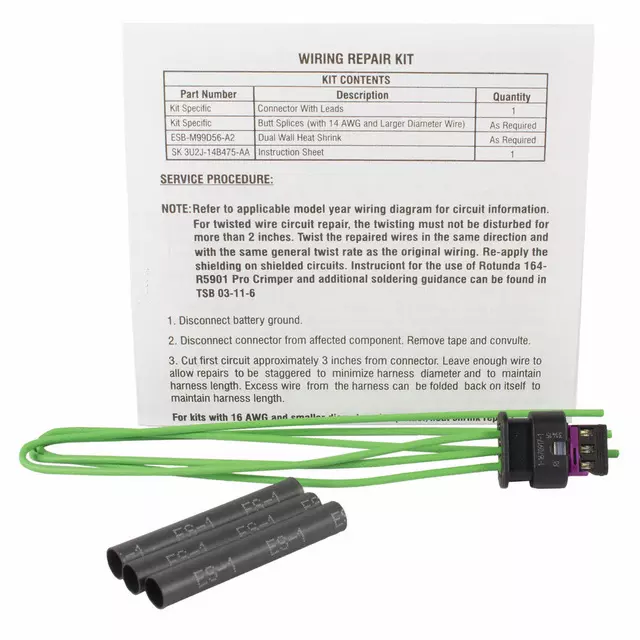 Wire Assembly - Ford (CU2Z-14S411-YA)