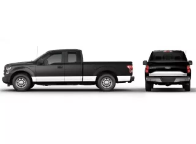 VFL3Z9920000P - Exterior: Two Tone Stripe Kit, Includes Tailgate for Ford: F-150 Image