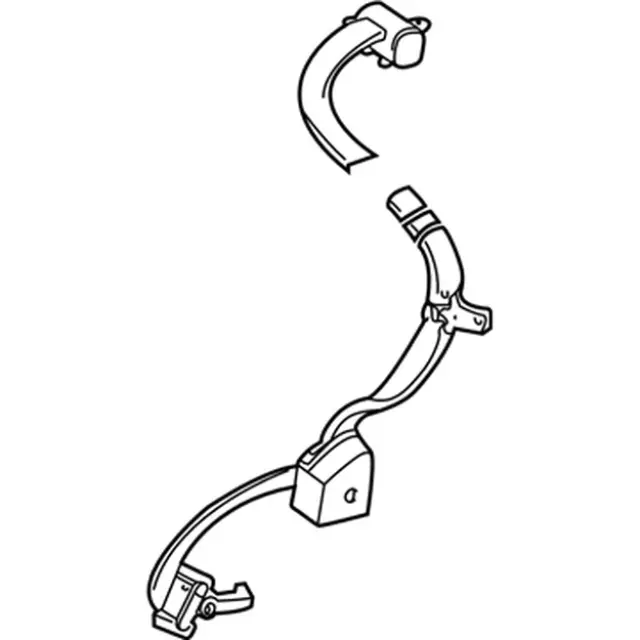 XR3Z76611B08AAA - Electrical: Retractor Assembly for Ford Image