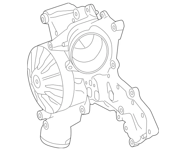 1572000201 - Cooling System: Water Pump for Mercedes-Benz Image