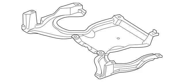 2535240900 - Chassis Sheet Metal Parts/Air Intake: Cover, Engine Comp. Lower for Mercedes-Benz: GLC63 AMG, GLC63 AMG S Image image