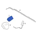 LK4Z14044A74BB - Electrical: Passenger Air Bag for Ford: E-Transit, Transit-150, Transit-250, Transit-350, Transit-350 HD Image