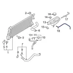 ML3Z8063C - Cooling System: Return Hose for Ford: F-150 Image