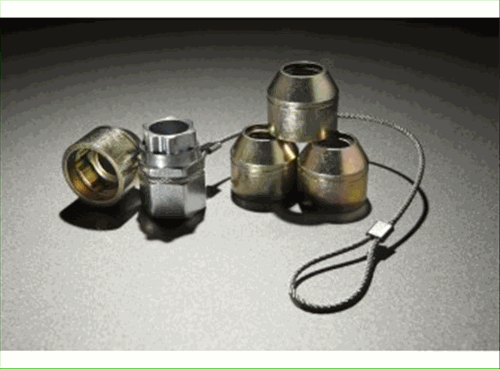 Wheel Locks - Zinc-Plated For Hidden Lugs - Ford (FL1Z-1A043-A)