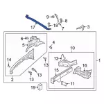 L1MZ16A200A - : Cross Bar for Ford: Explorer, Police Interceptor Utility Image