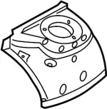 641012Y930 - Body: Apron Assembly for Infiniti Image