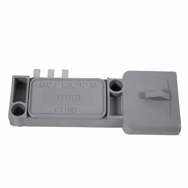 DU2Z12A297A - : Ignition Module for Ford: Aerostar, Bronco, Bronco II, Country Squire, E-150 Econoline, E-150 Econoline Club Wagon, E-250 Econoline, E-250 Econoline Club Wagon, E-350 Econoline, E-350 Econoline Club Wagon, Escort, EXP, Explorer, F-150, F-250, F-350, F-Super Duty, LTD, LTD Crown Victoria, Mustang, Ranger, Taurus, Tempo, Thunderbird | Lincoln: Continental, Mark VII, Town Car | Mercury: Capri, Colony Park, Cougar, Grand Marquis, Lynx, Marquis, Sable, Topaz Image