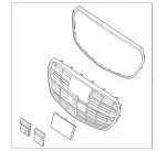22388041009040 - : Grille for Mercedes-Benz Image